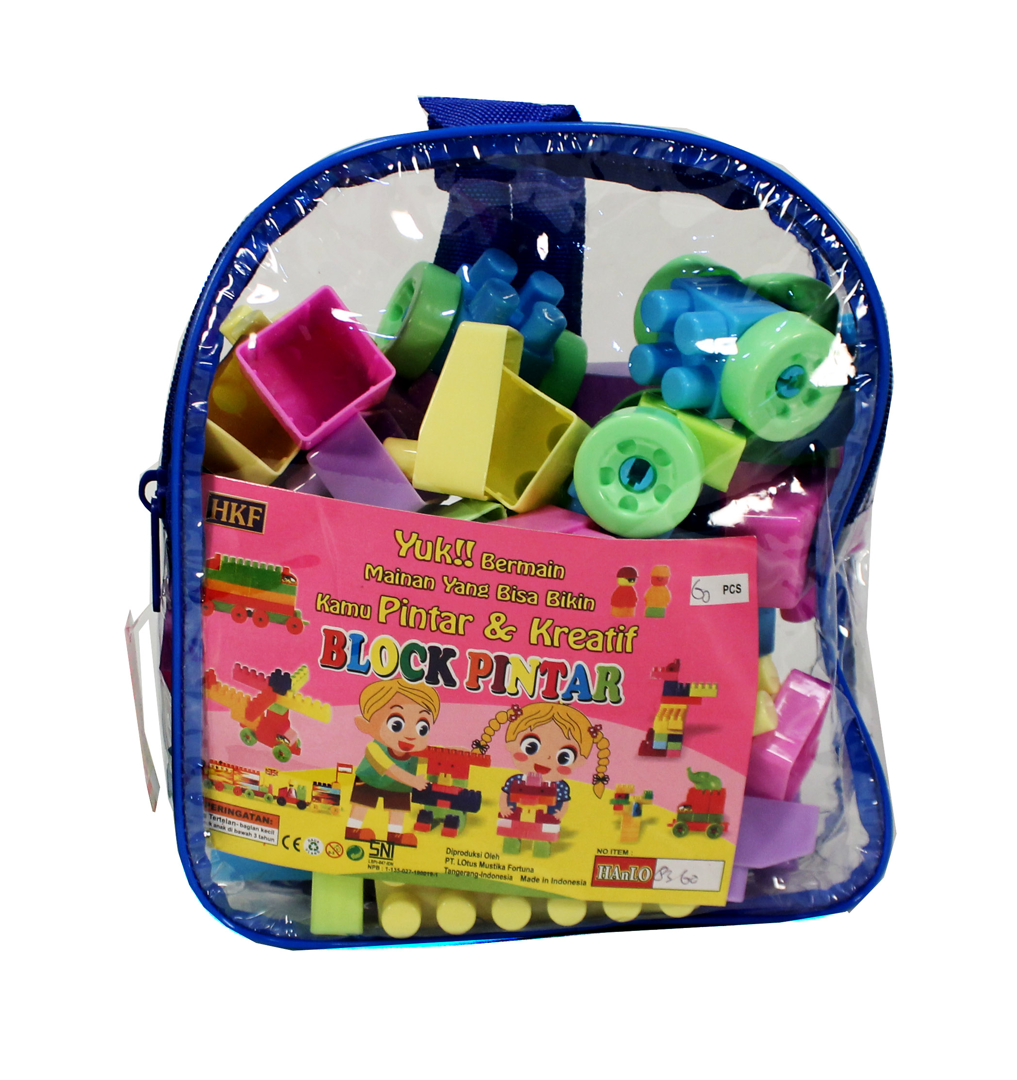 Blok Pintar Isi 60 Pcs Tas @96