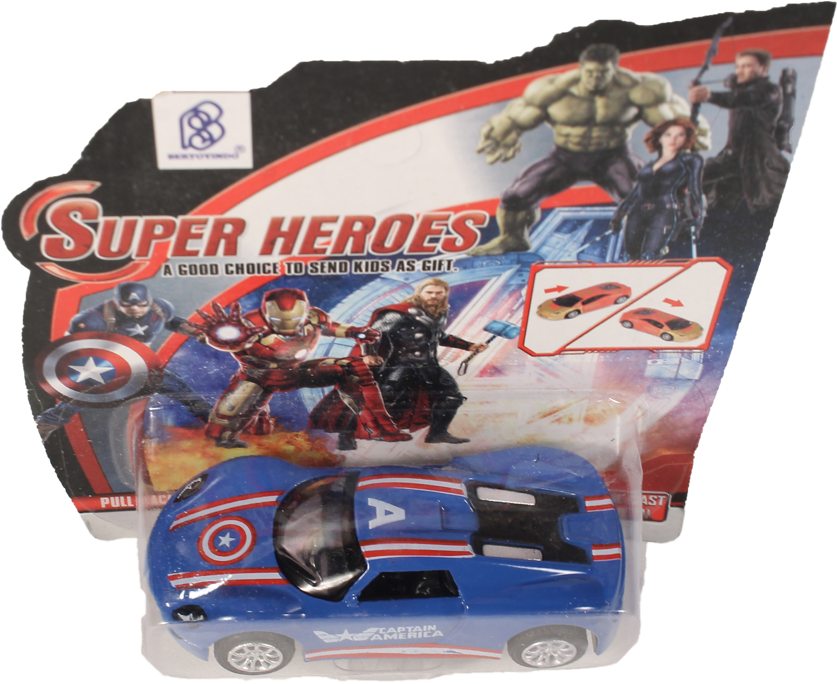 P/b Diecast Mobil Avengers Super Hero Press @384
