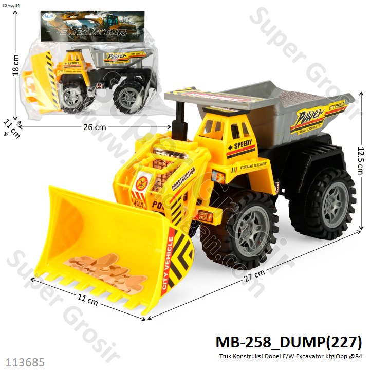 Truk Konstruksi Dobel Bulldozer Dump / Excavator F/W Excavator Ktg Opp @84