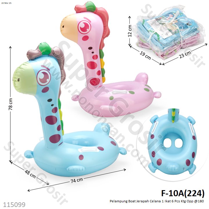 Pelampung Boat Celana dan Pegangan Jerapah 1 Ikat 6 Pcs Ktg Opp @180