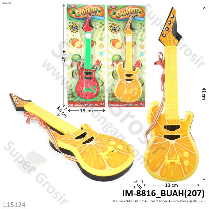 Mainan Gitar 41 cm Guitar 1 Inner 48 Pcs Press @96