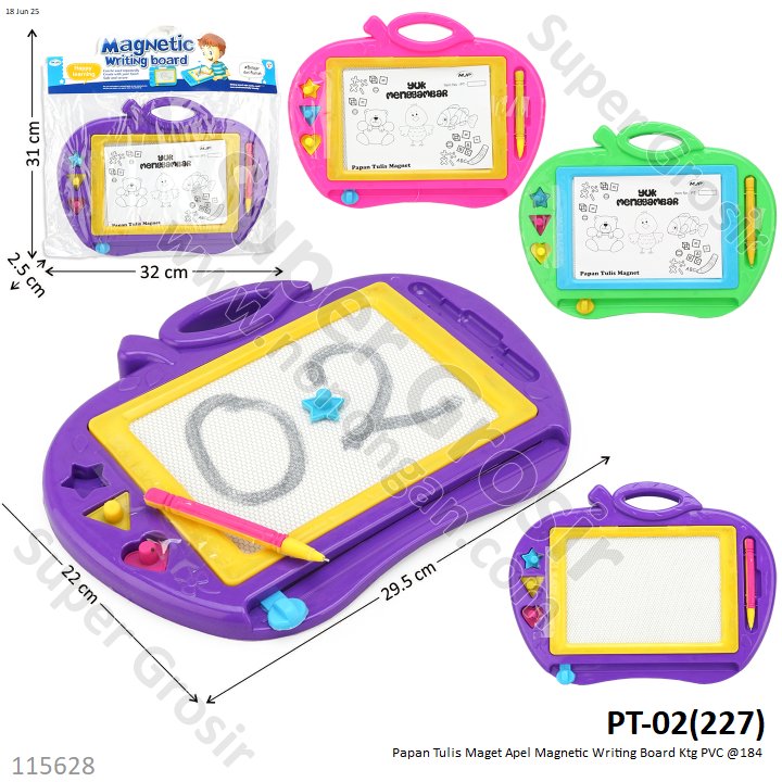 Papan Tulis Maget Apel Magnetic Writing Board Ktg PVC @184