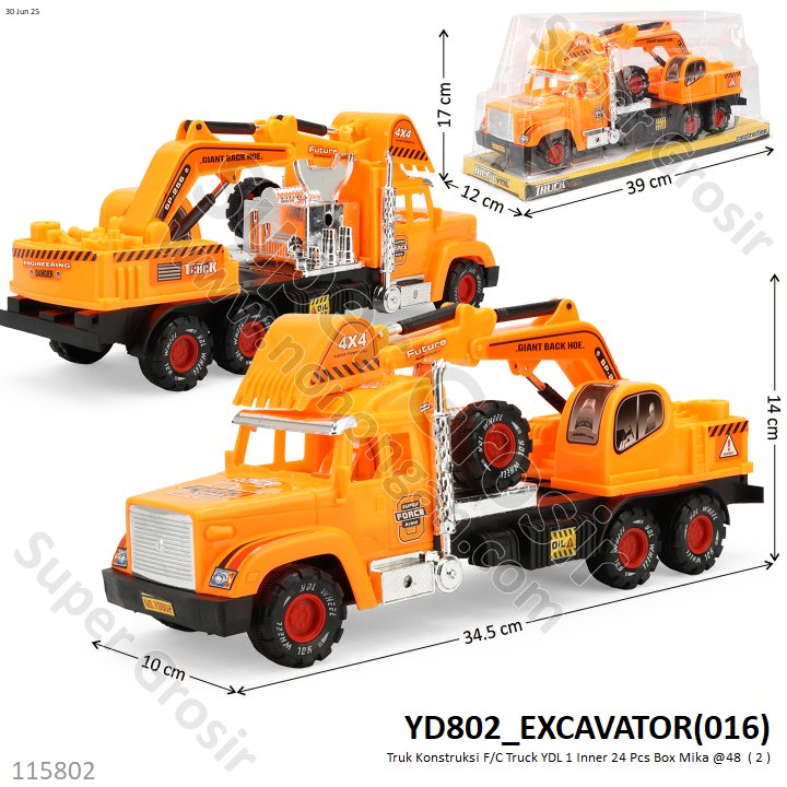 Truk Konstruksi F/C Truck YDL 1 Inner 24 Pcs Box Mika @48