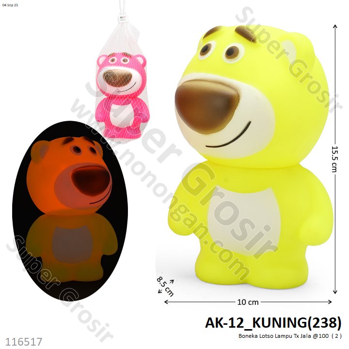 Boneka Cit-cit Lotso Lampu Tx Jala @100