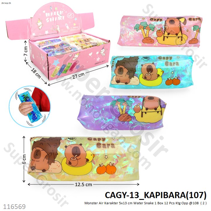 Monster Air Karakter 5x13 cm Water Snake 1 Box 12 Pcs Ktg Opp @108