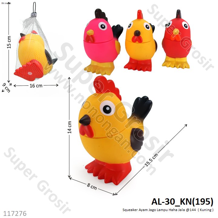 Boneka Cit-cit Ayam Jago Lampu Haha Jala @144