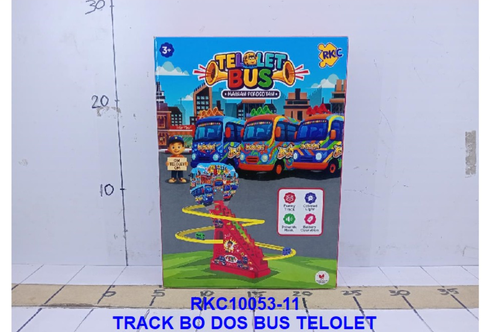 Track Seluncur Karakter B/O Gerak Musik Lampu Box @96