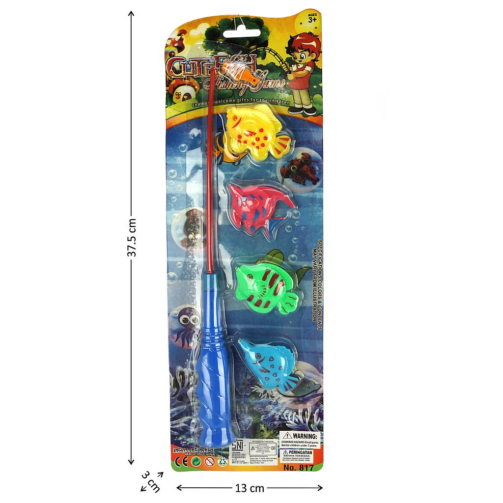 Pancingan Ikan 4 Pcs Magnet Cute Fish Games Press @360