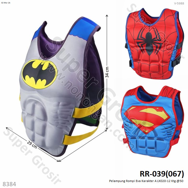 Pelampung Rompi Eva Karakter A LX020-12 Ktg @50