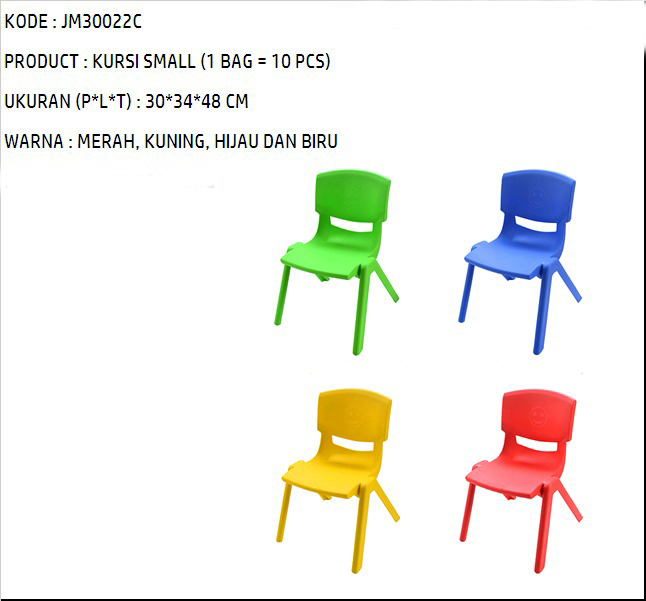 Kursi Belajar Anak Uk 30x34x48 Ktg @10