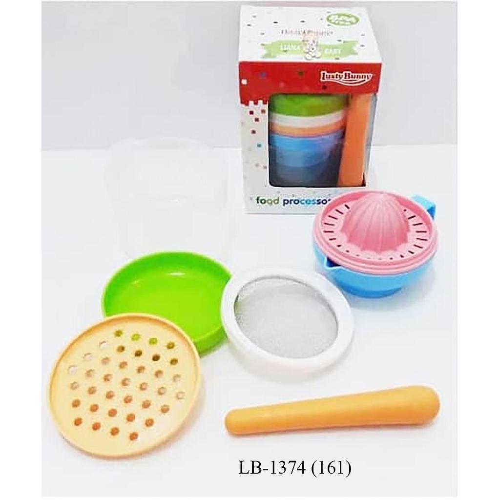 Food Maker Set Mpasi Full Set Pelangi Lusty Bunny Box Wind @12