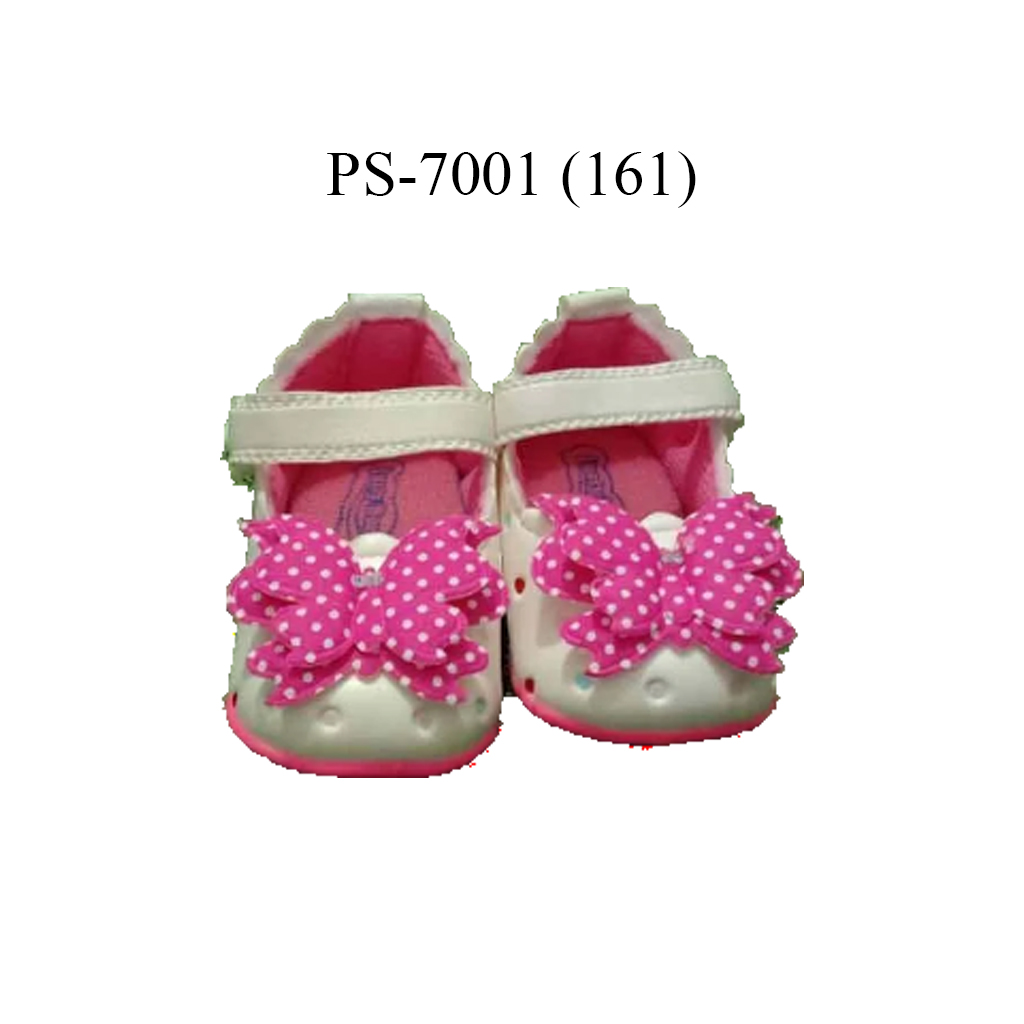 Sepatu Embos Pita Kupu-Kupu No.23-25 Lusty Bunny Ktg @12 