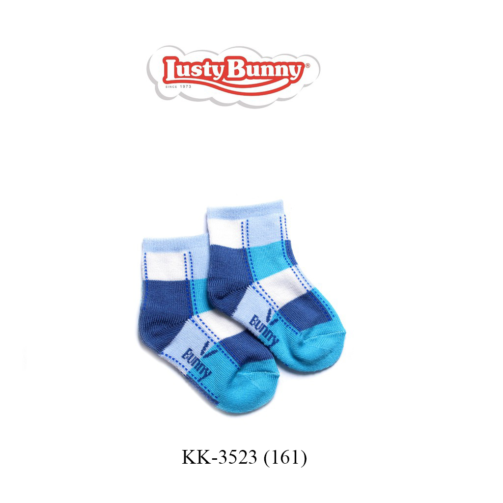 Kaos Kaki Kotak-Kotak Besar Lusty Bunny Ktg @12