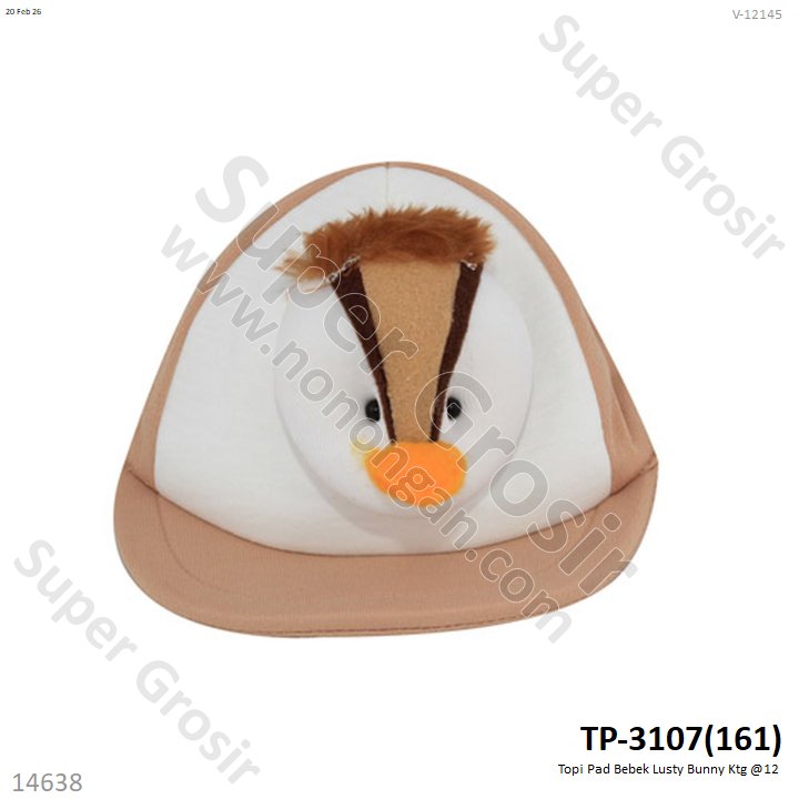 Topi Pad Bebek Lusty Bunny Ktg @12