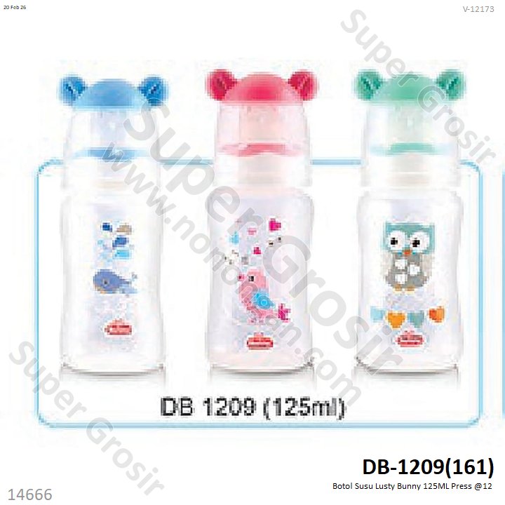 Botol Susu Lusty Bunny 125ML Press @12