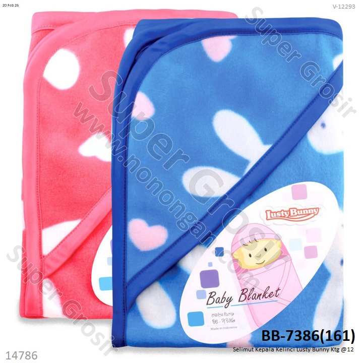 Selimut Kepala Kelinci Lusty Bunny Ktg @12
