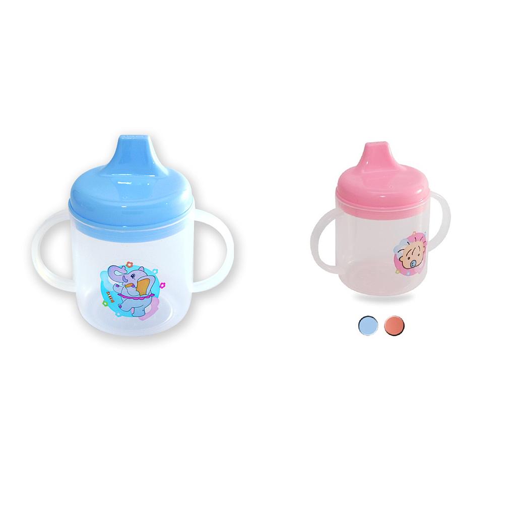 Gelas Bayi Gagang 2 Transparan Ktg @12