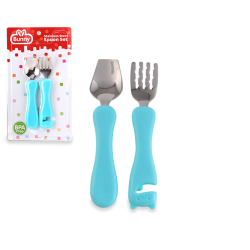 Stainless-Steel Spoon&amp;Fork - 0001