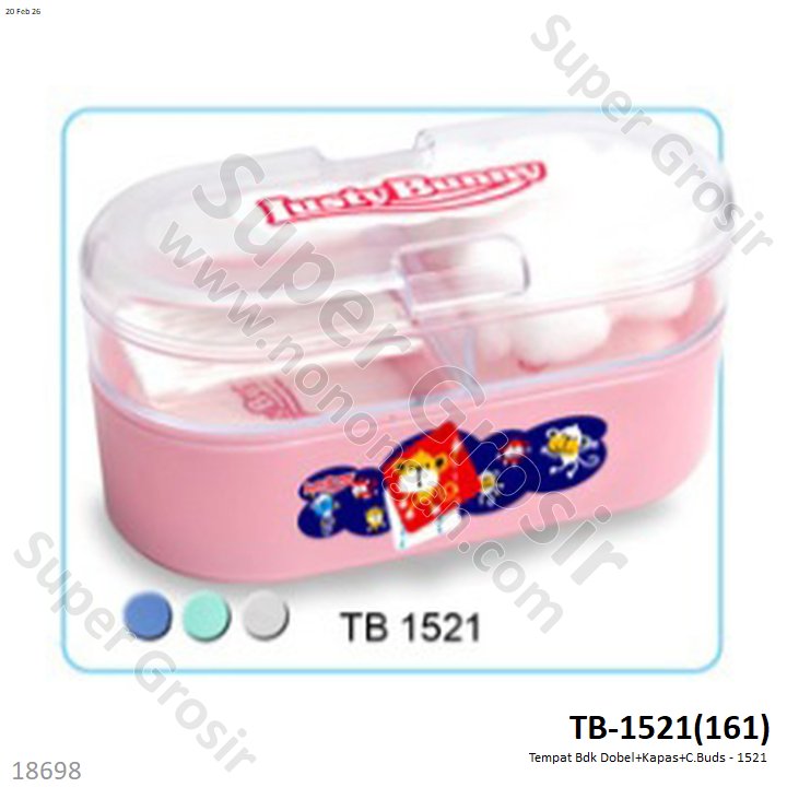 Tempat Bdk Dobel+Kapas+C.Buds - 1521