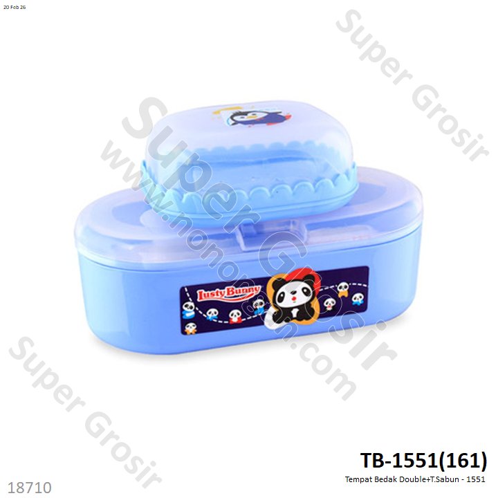 Tempat Bedak Double+T.Sabun - 1551