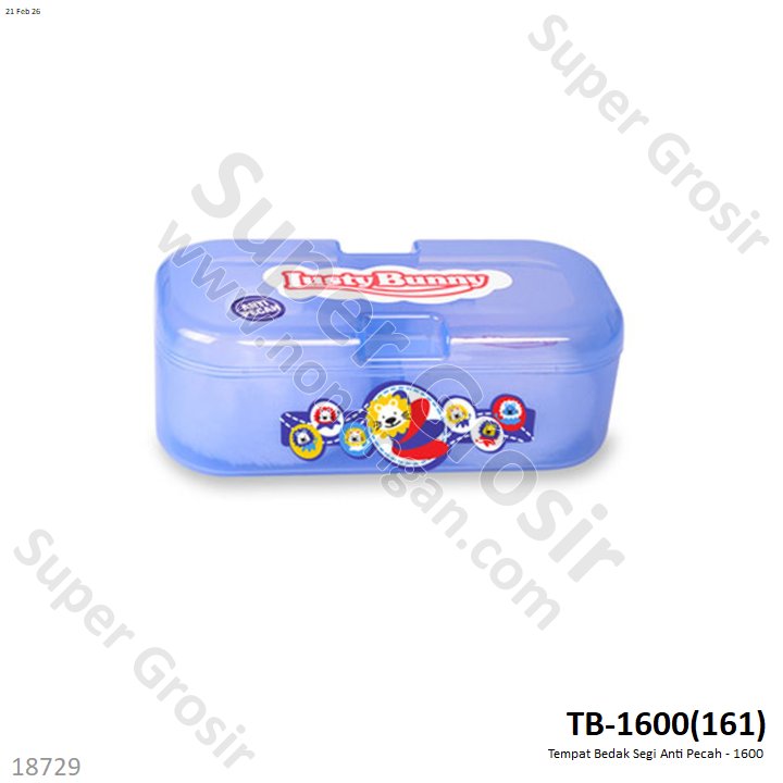 Tempat Bedak Segi Anti Pecah - 1600