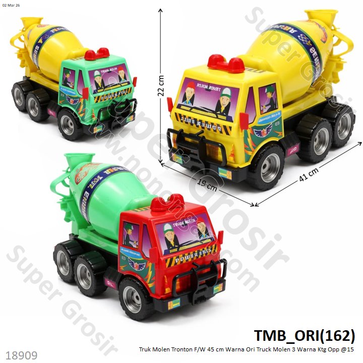 Truk Molen Tronton F/W 45 cm Warna Ori Truck Molen 3 Warna Ktg Opp @15