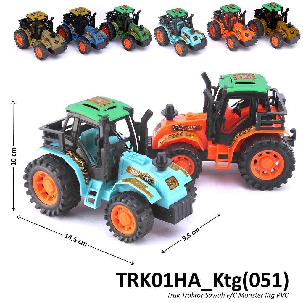 Traktor F/C 15 cm Tractor Truck Monster 6 Warna Ktg PVC @144
