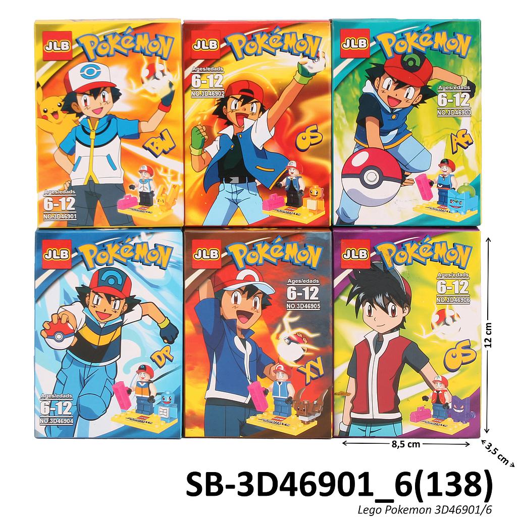(Online) Mini Block Pokemon JLB 1 Set 6 Varian Box @1200