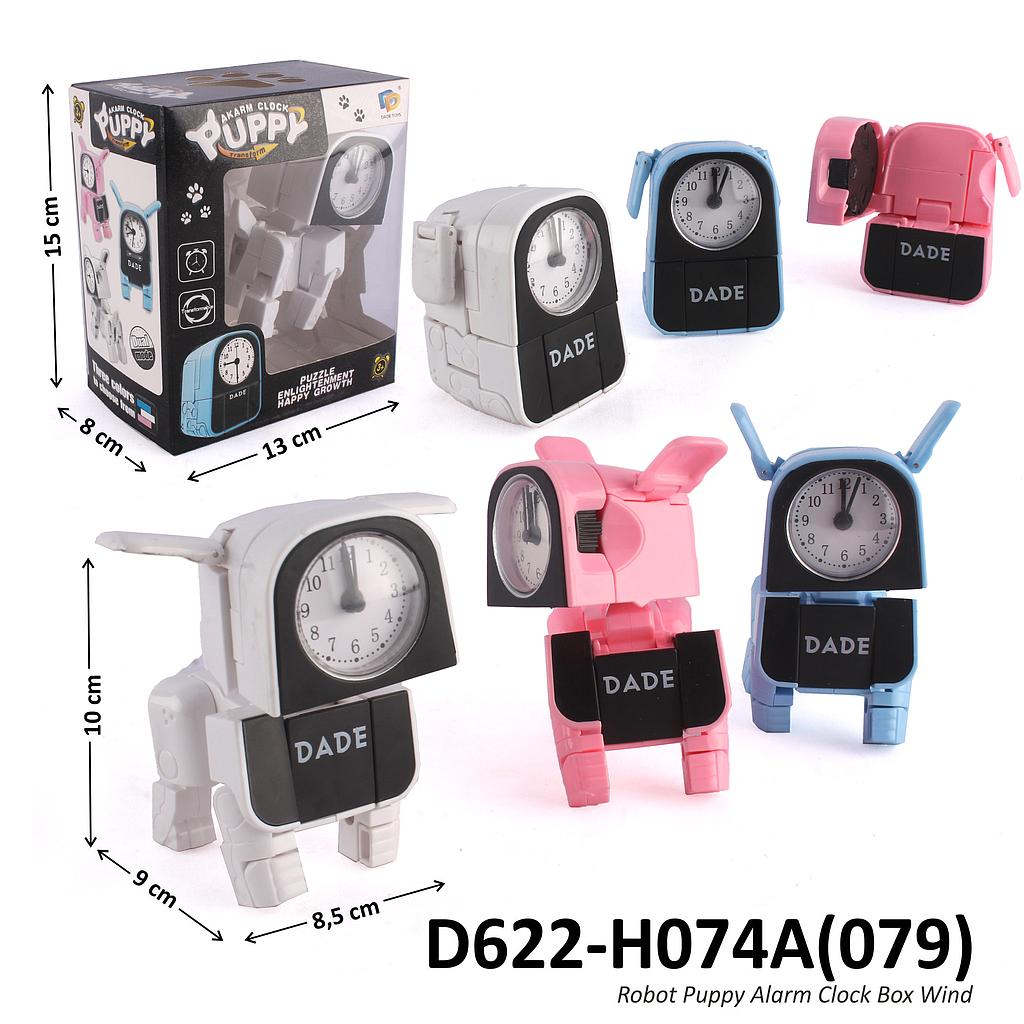 Robot Deform 2 in 1 Jam Meja Puppy Box Window @96