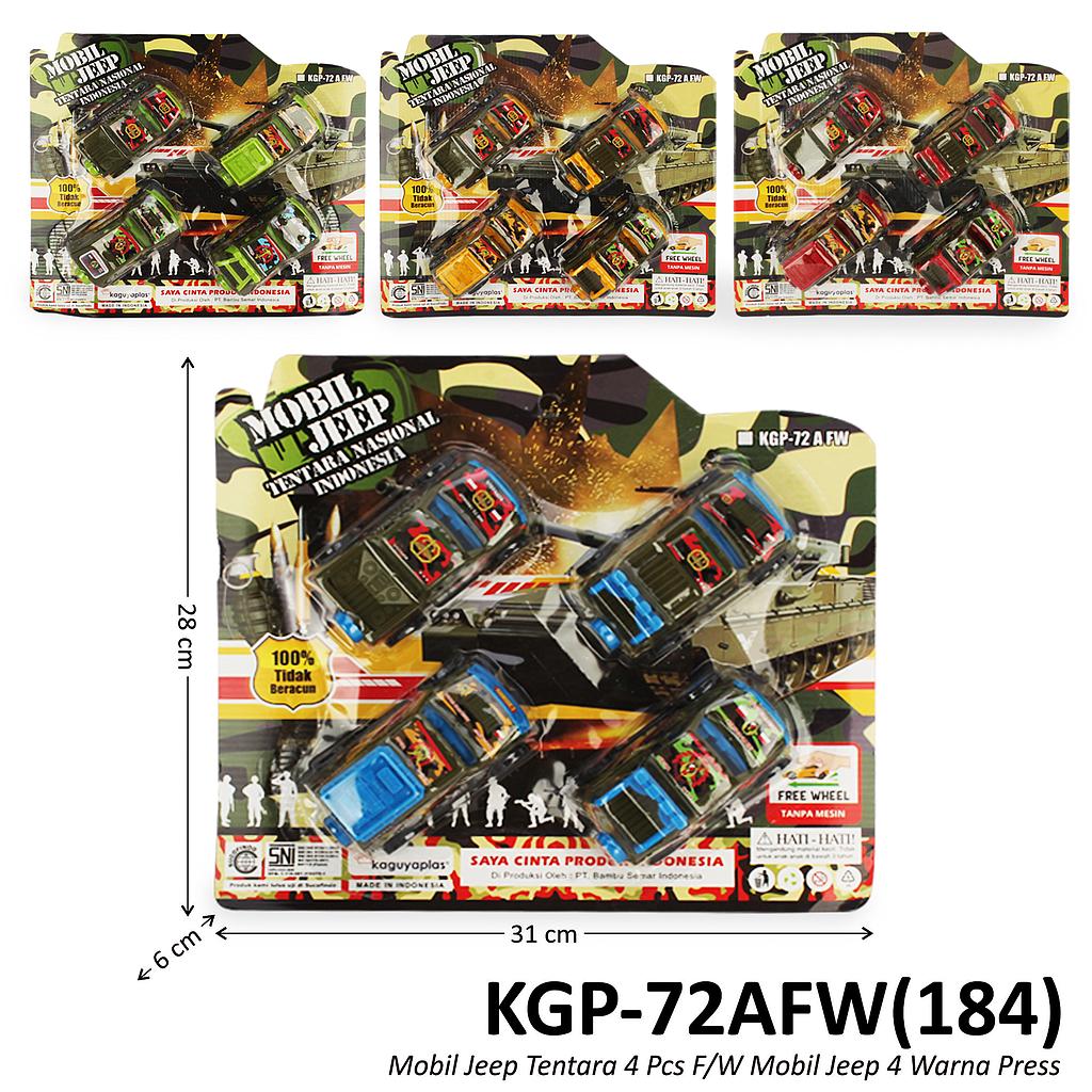 Mobil Jeep Tentara Set 4 Pcs F/W Mobil Jeep Press @60