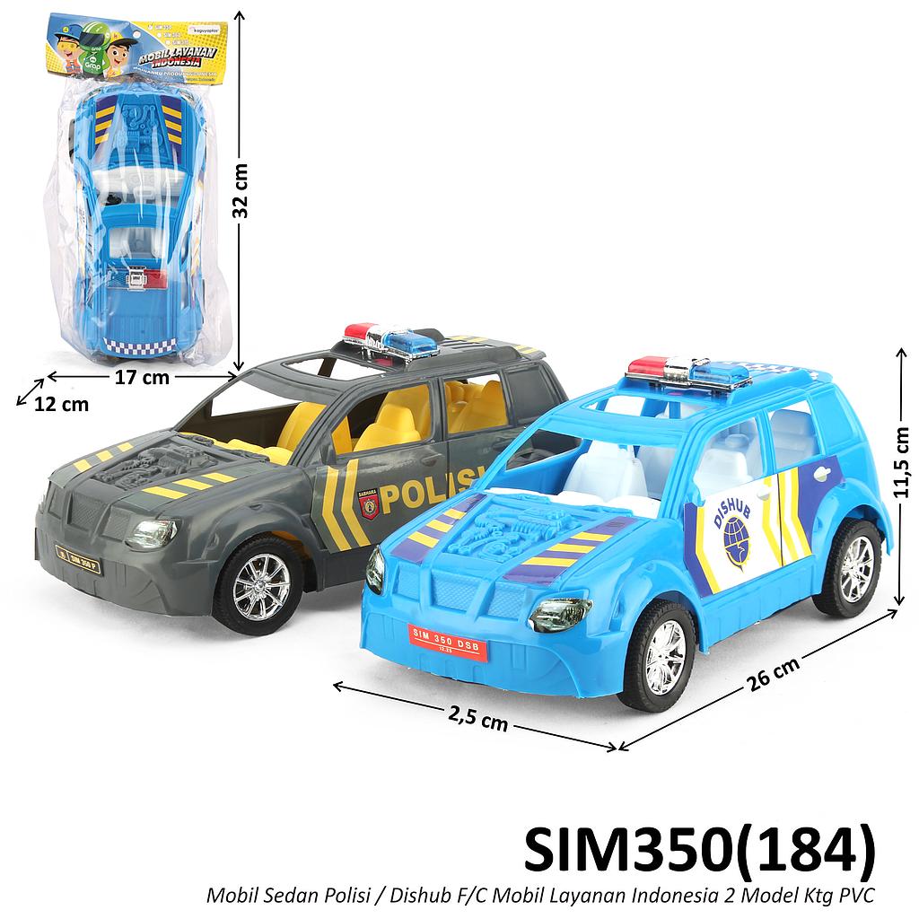 Mobil F/C 26 cm 2 Varian (Polisi / Dishub) Mobil Layanan Indonesia Ktg PVC @60