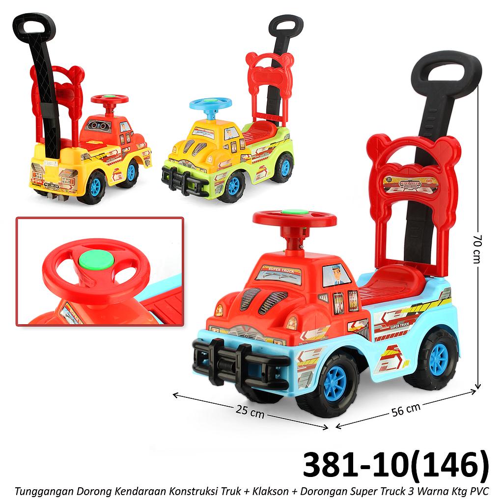Tunggangan Dorong Truk Setir Klakson Super Truck Ktg PVC @6
