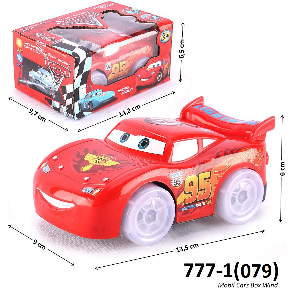 Mobil Cars Mc Queen B/O Jalan Ban Nyala Cars 2 Box Window @144