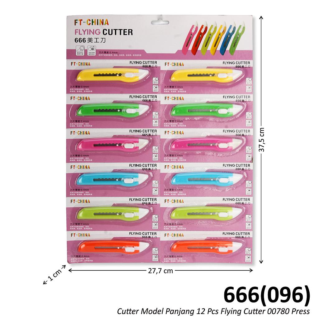 Cutter Model Panjang 12 Pcs Flying Cutter 00780 Press @60