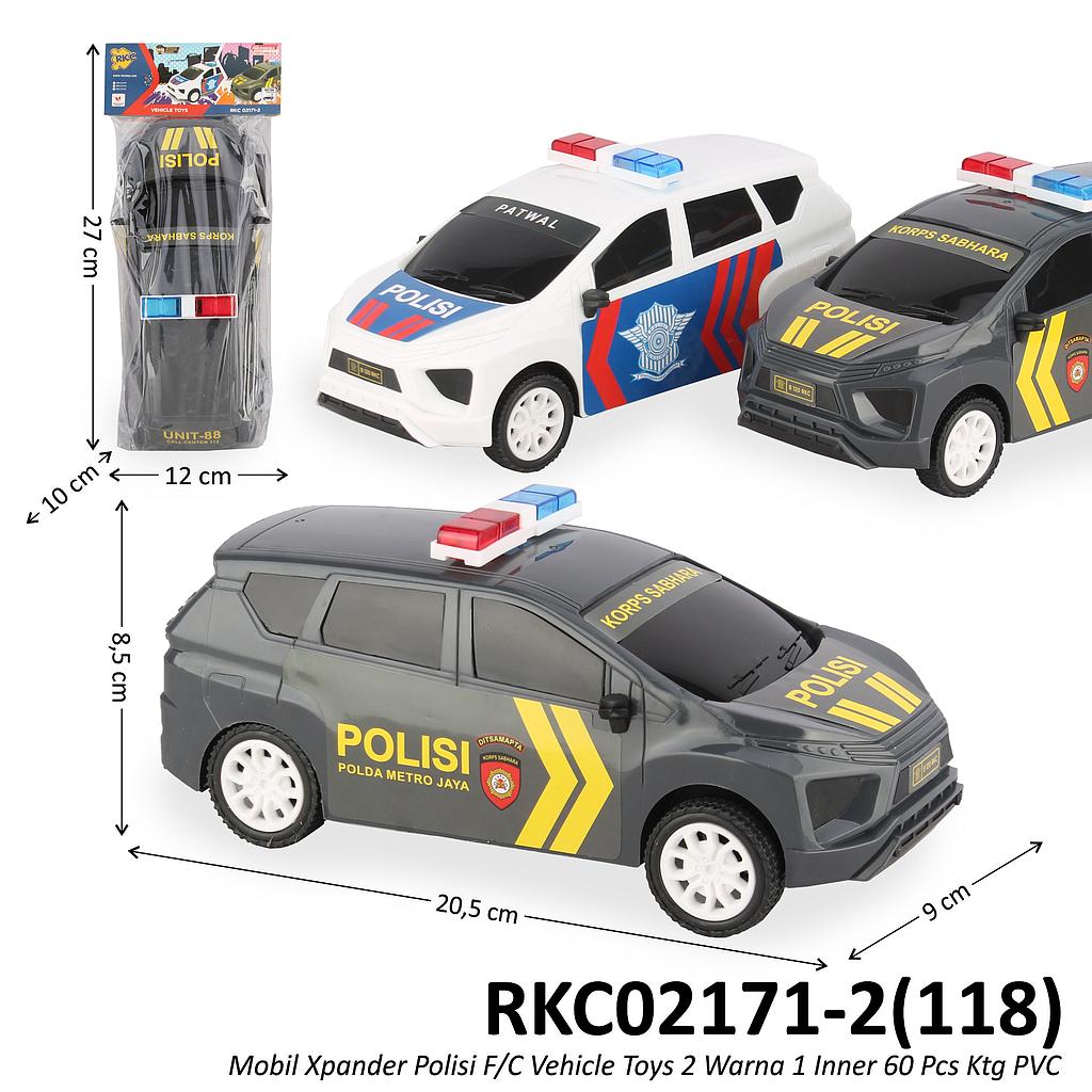 Mobil Mitsubhisi Xpander Polisi F/C Vehicle Toys 1 Inner 60 Pcs Ktg PVC @120