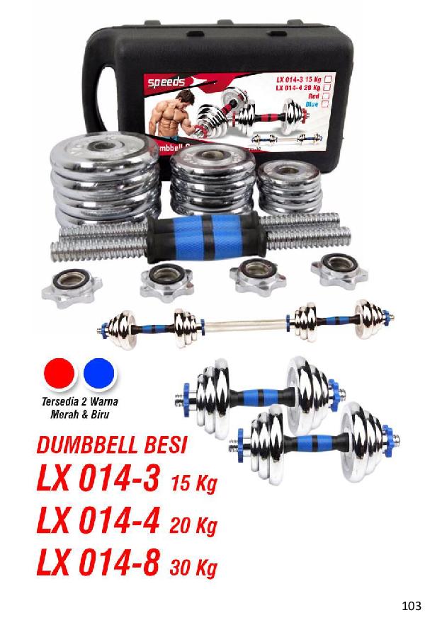 Dumbbell Set 20 Kg OR-053 Koper @1