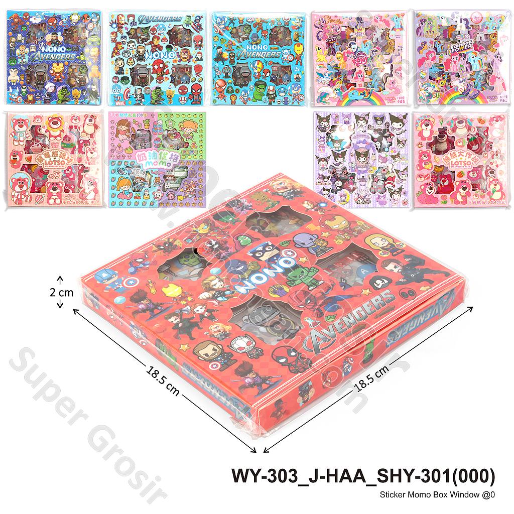 Sticker Momo Karakter Box Window @300