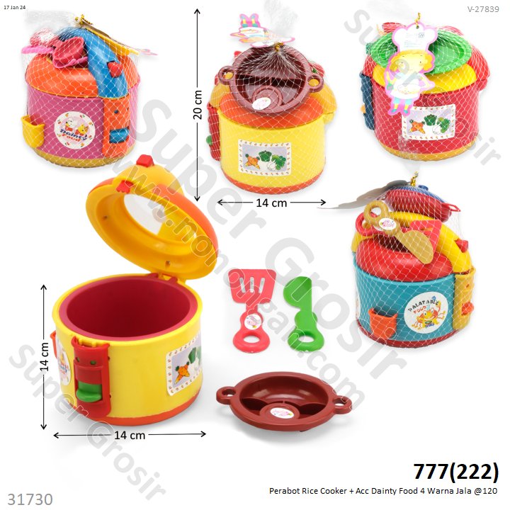 Rice Cooker + Acc Dainty Food Jala @120