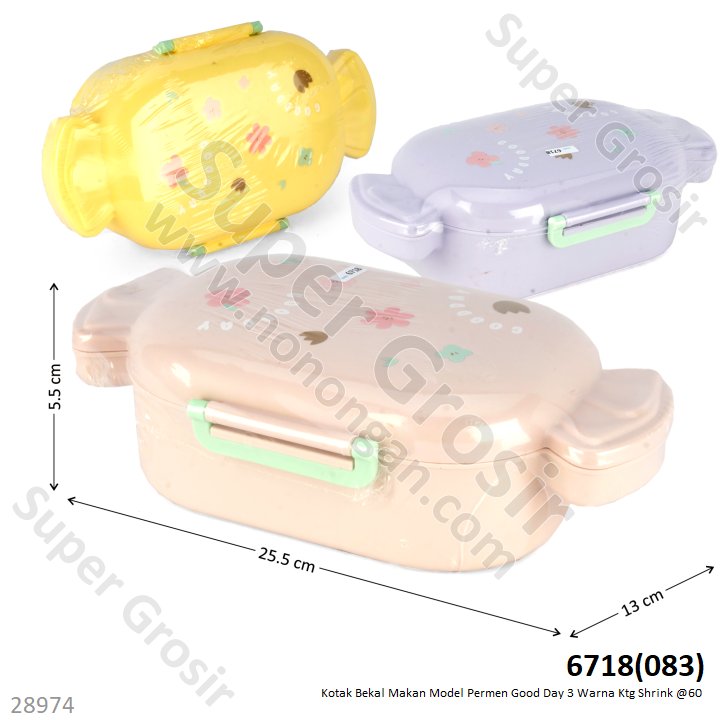 Lunch Box Permen Good Day 3 Warna Ktg Shrink @60