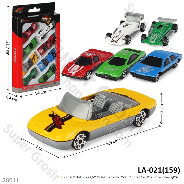 Diecast Mobil Skala Hot Wheels 8 Pcs F/W Metal Burn Zone 25393 1 Inner 120 Pcs Box Window @240