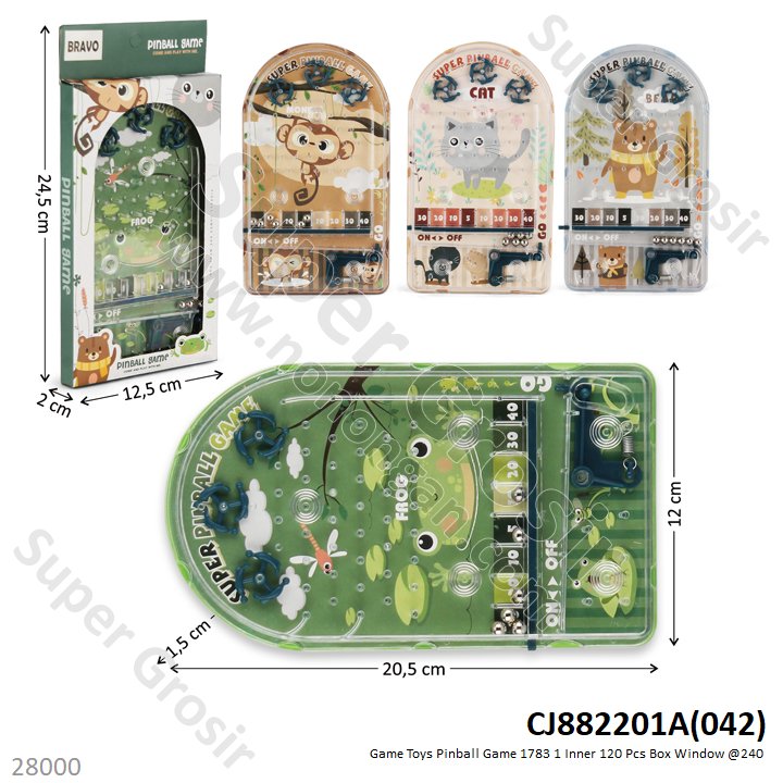 Game Toys Pinball Game 1783 1 Inner 120 Pcs Box Window @240