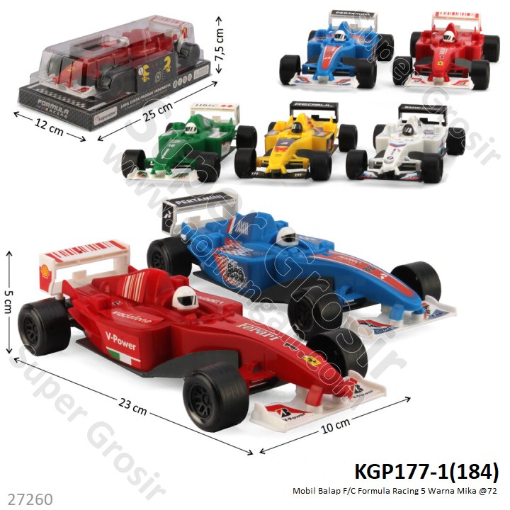 Mobil Balap F1 F/C Formula Racing Mika @72