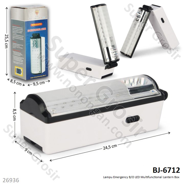Lampu Emergency B/O Lampu Led Multifunctional Lantern Box @0