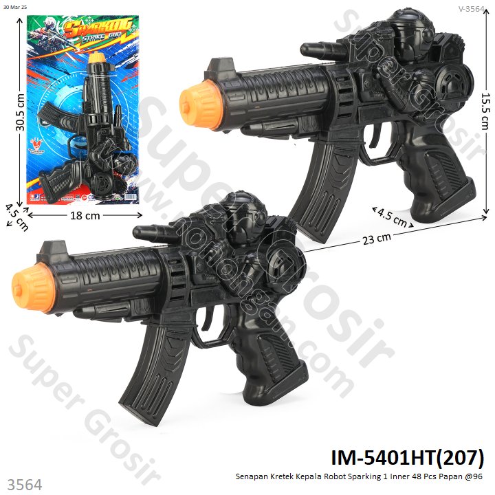 Senapan Kretek Kepala Robot Sparking 1 Inner 48 Pcs Papan @96