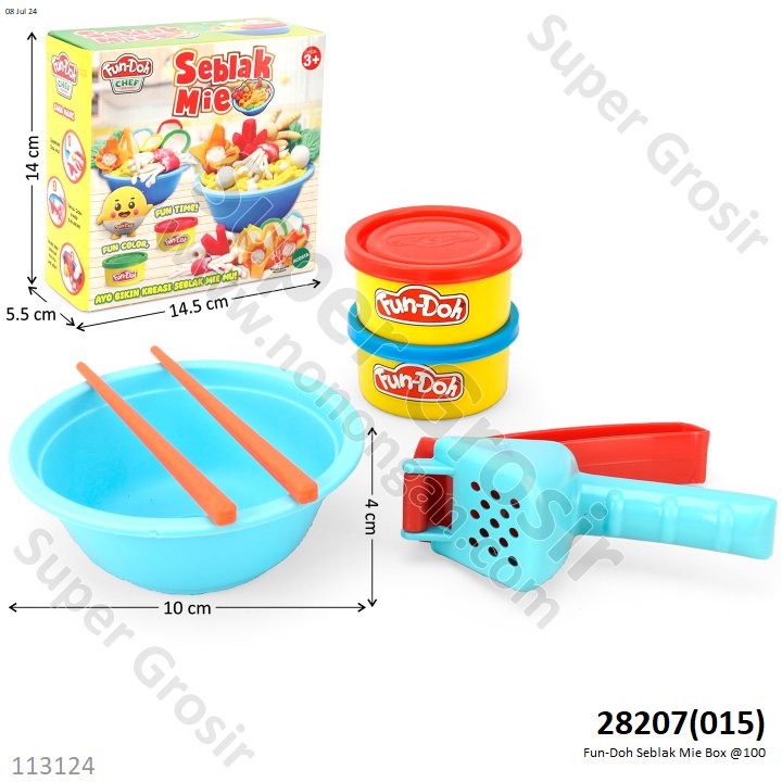 Fun-Doh Seblak Mie Box @100