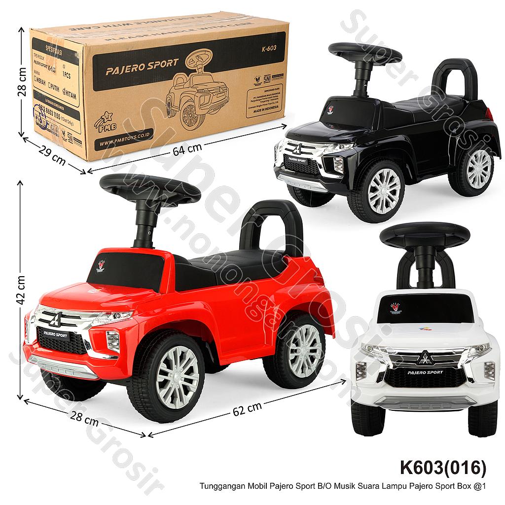 Tunggangan Mobil Pajero Sport B/O Musik Suara Lampu Pajero Sport Box @1