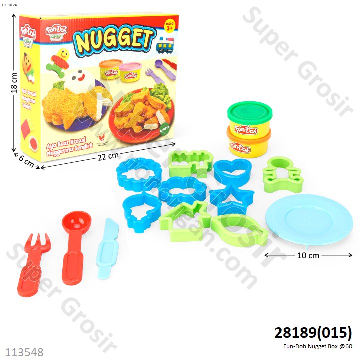 Fun-Doh Nugget Box @60