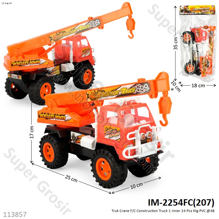 Truk Crane F/C Construction Truck 1 Inner 24 Pcs Ktg PVC @48