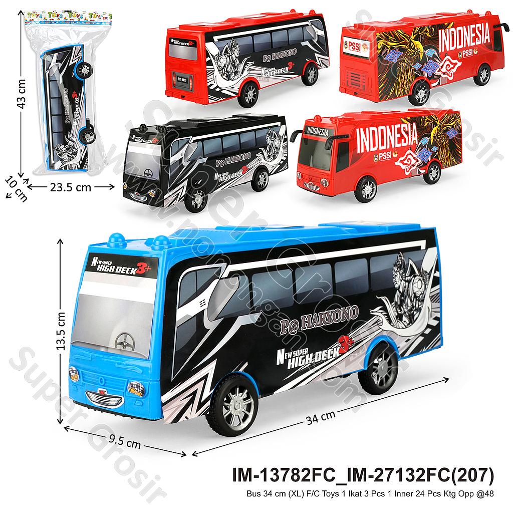 Bus F/C 34 cm (XL) Toys 1 Ikat 3 Pcs 1 Inner 24 Pcs Ktg Opp @48