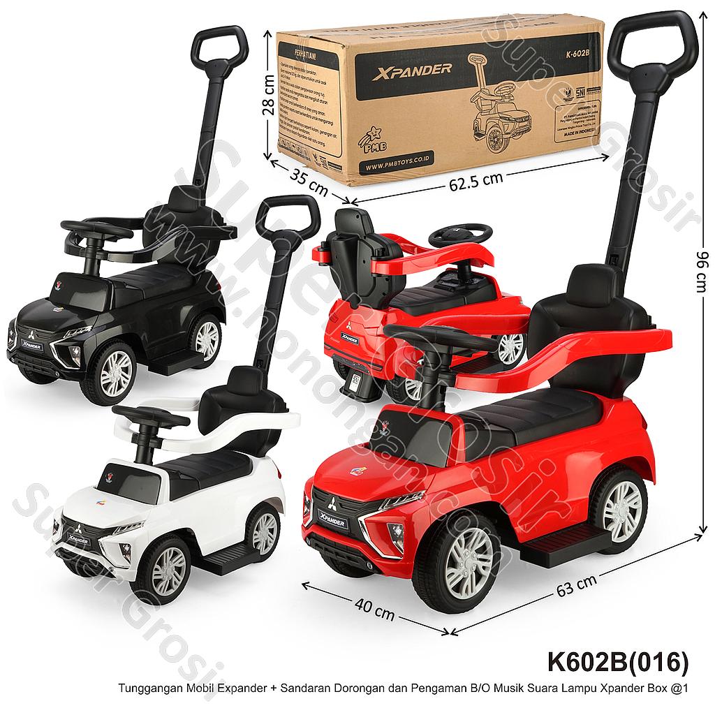 Tunggangan Mobil Expander + Sandaran Dorongan dan Pengaman B/O Musik Suara Lampu Xpander Koli @1